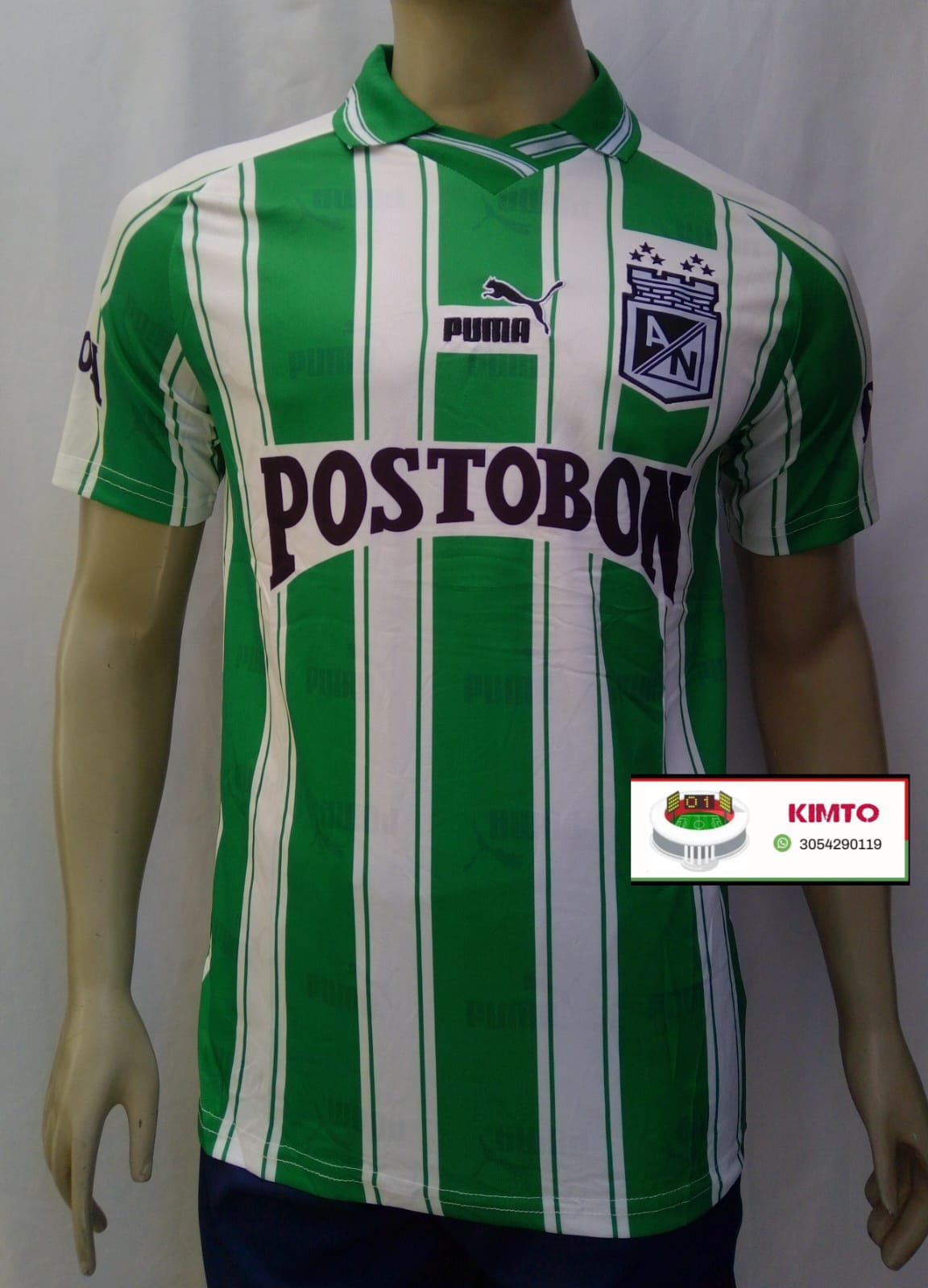 CAMISETA ATLÉTICO NACIONAL RETRO PUMA LOCAL 1998
