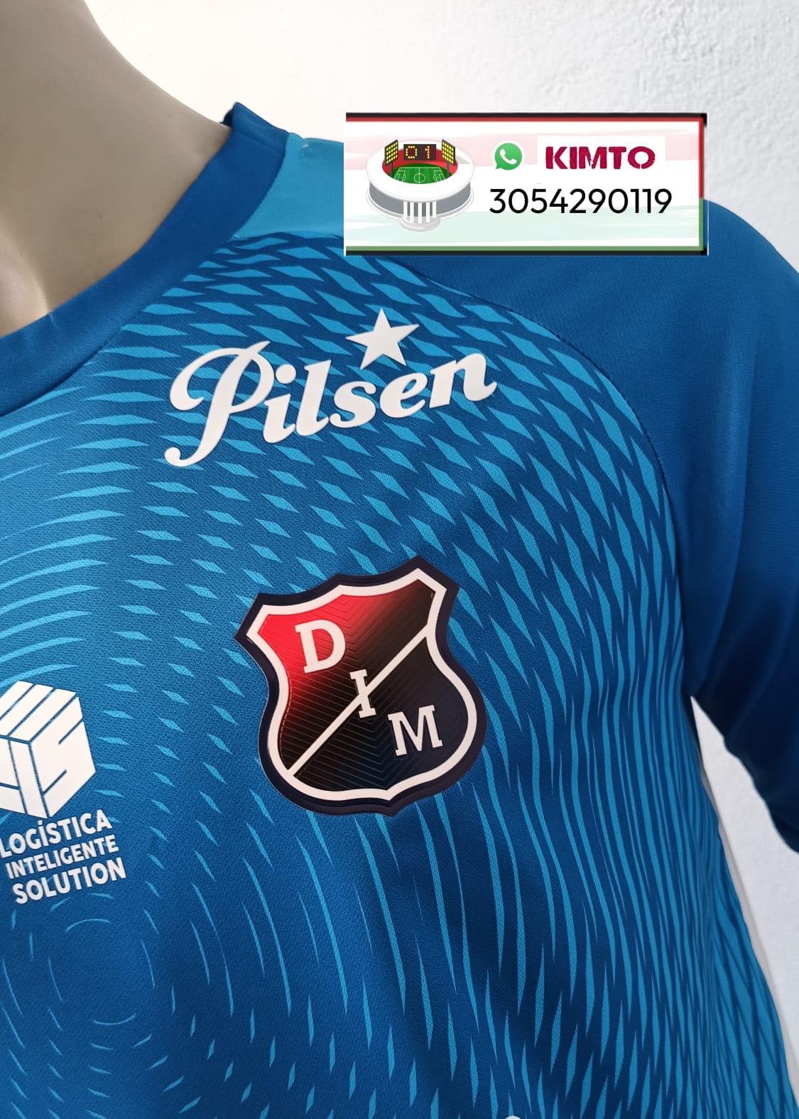 CAMISETA ARQUERO DEL DIM - MEDELLÍN AZUL CELESTE