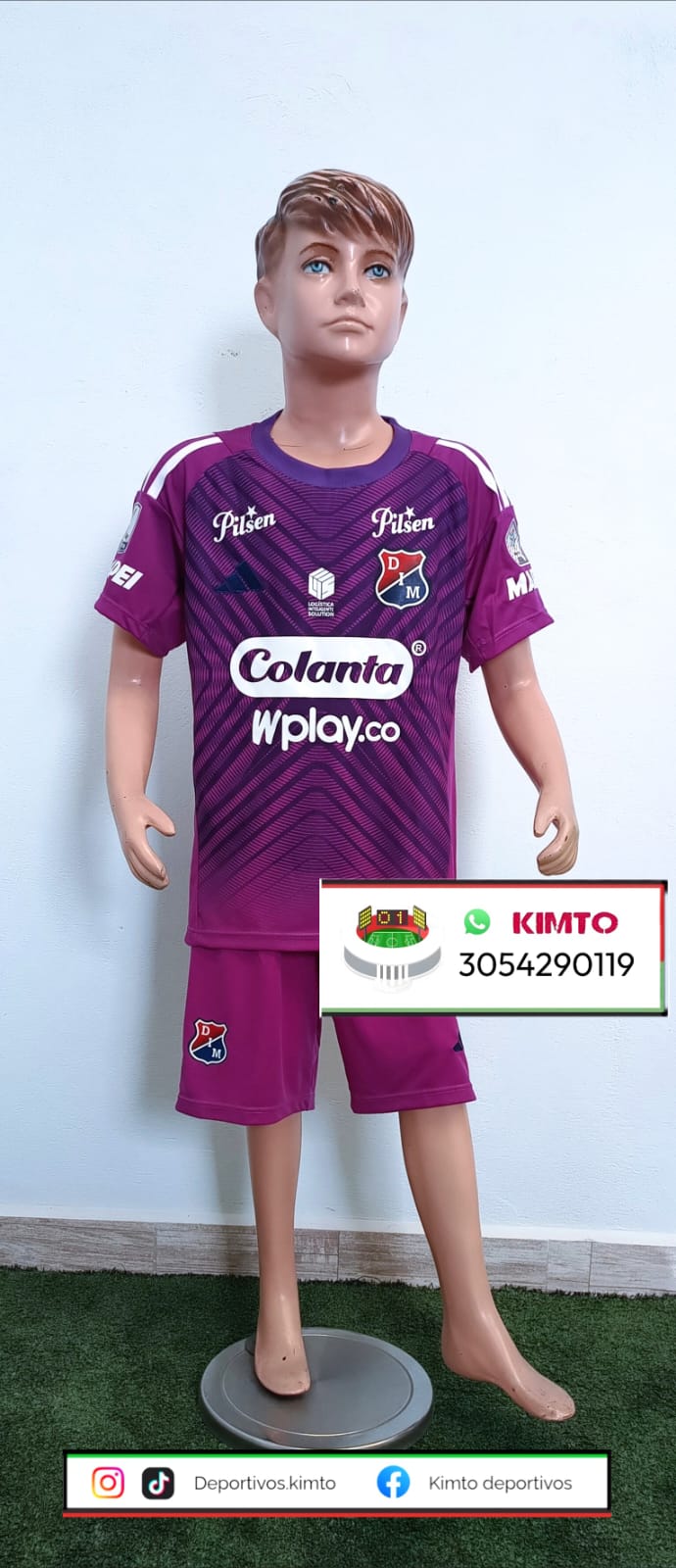 UNIFORME DEL DIM - MEDELLÍN ARQUERO MORADA 2025