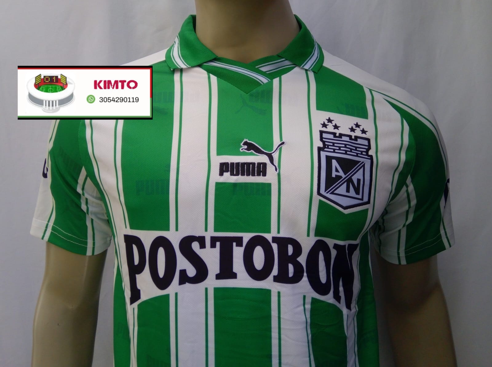CAMISETA ATLÉTICO NACIONAL RETRO PUMA LOCAL 1998