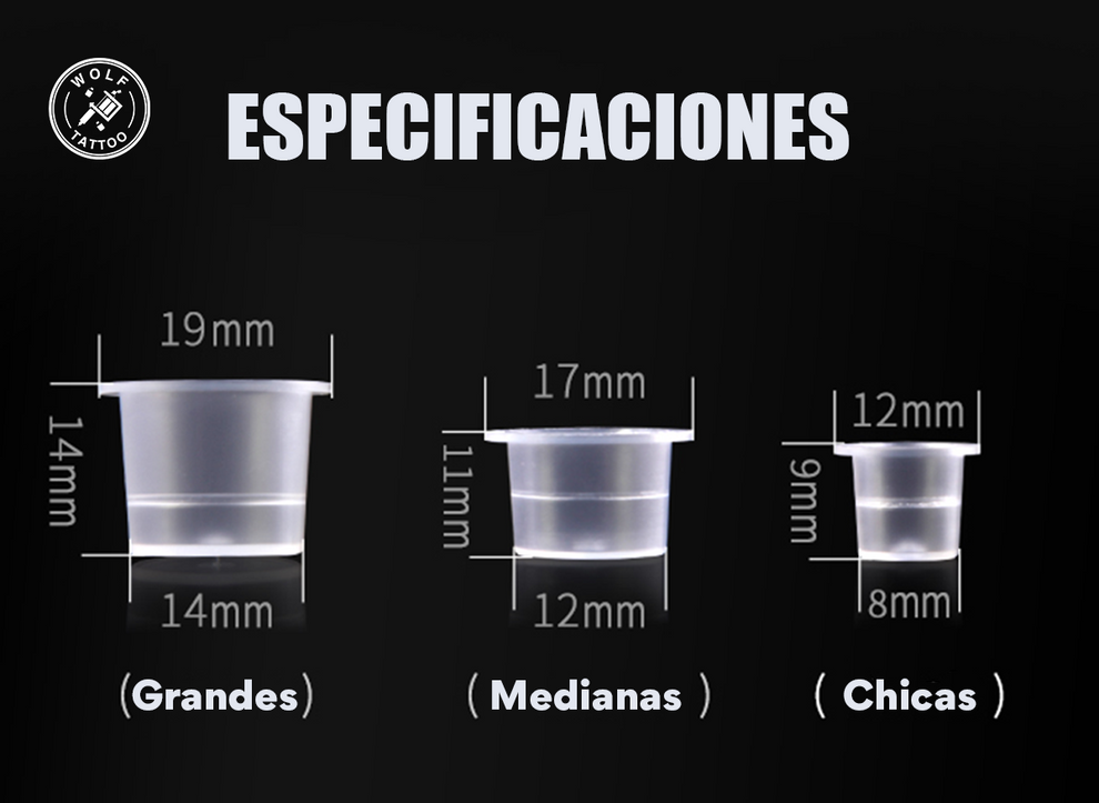 Retapas sin Base para tinta 1000 pz