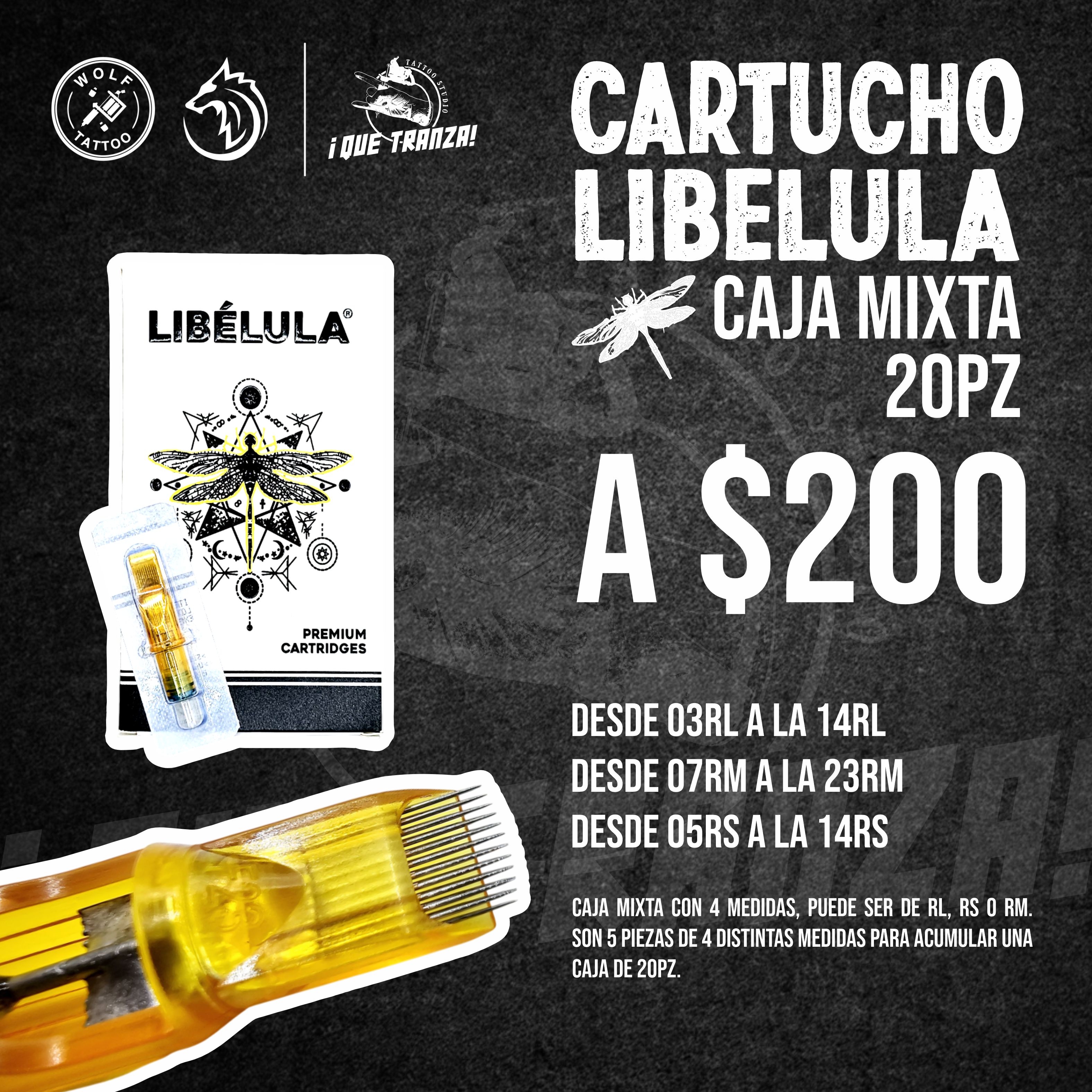 Caja MIXTA Libelula 20 pz