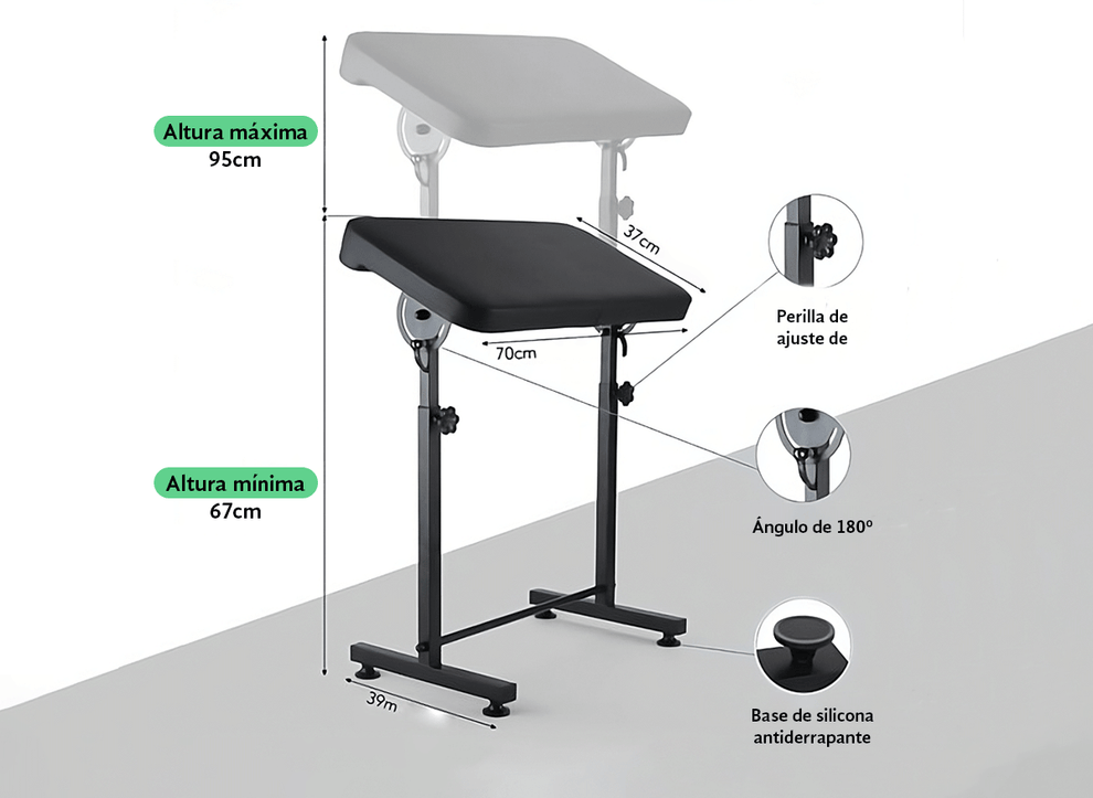 Descansa Brazo Grande XXL