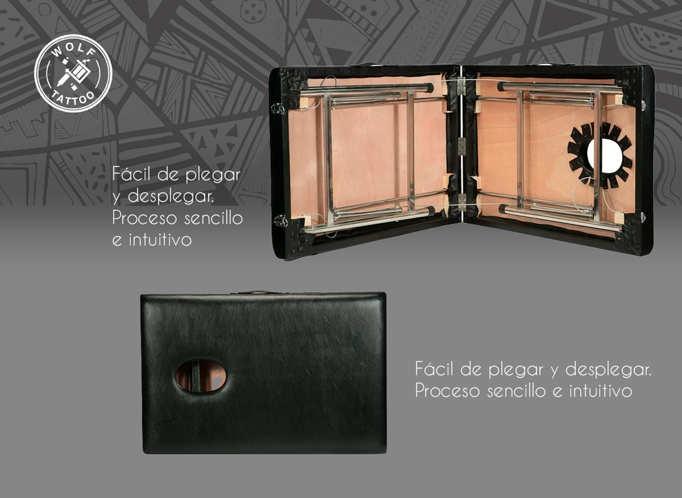 Camilla Portátil Para Tatuajes