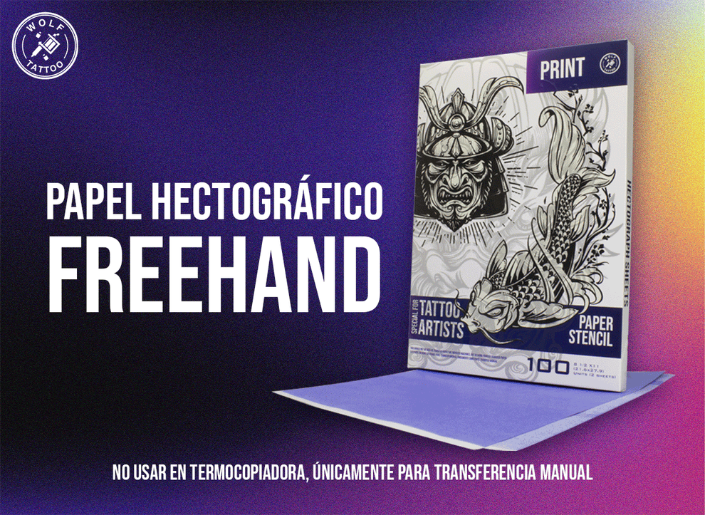 Papel Hectografico Free Hand (Para calcar a mano)