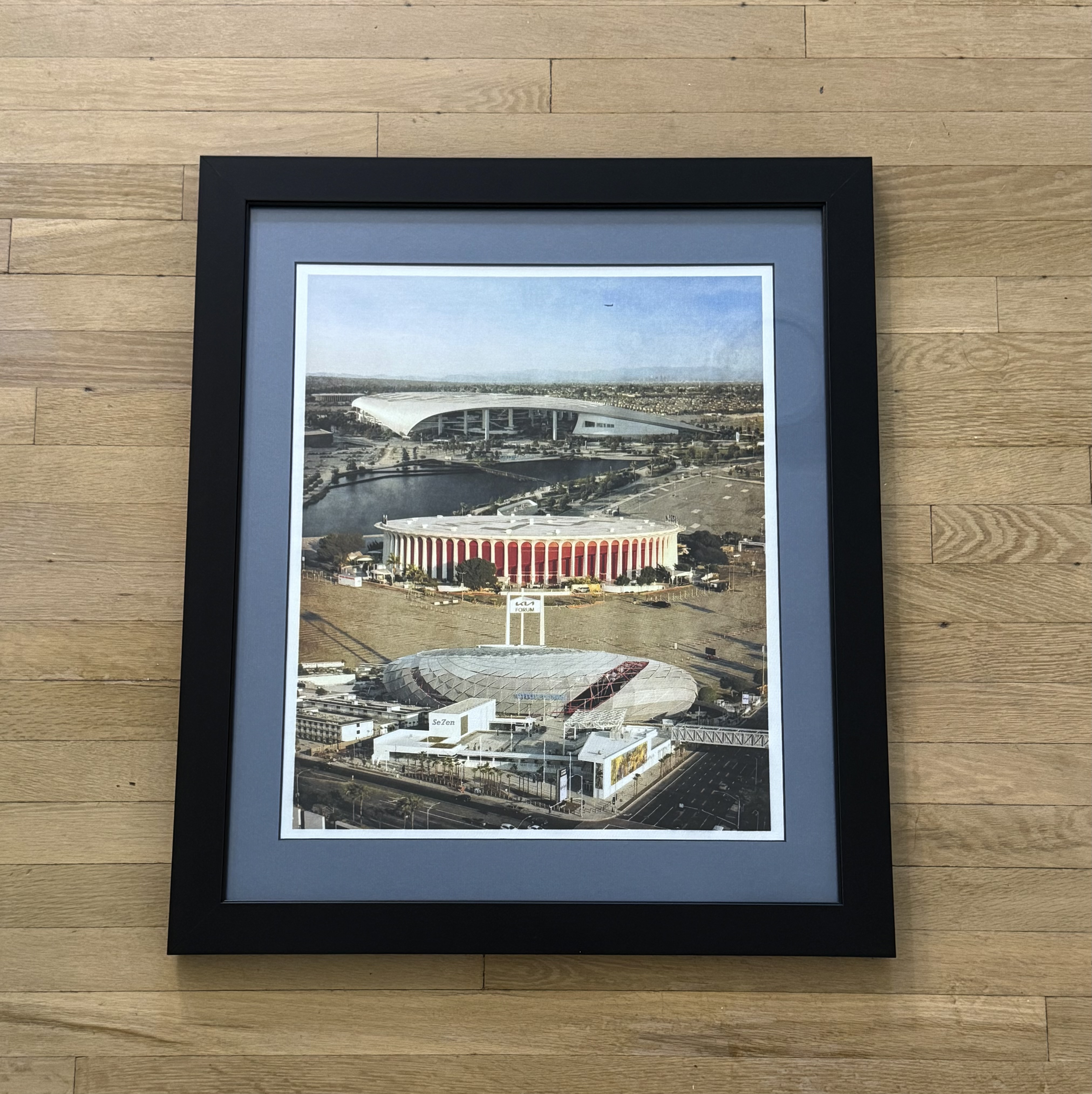 City of Champions Blue Matting 20 x 24