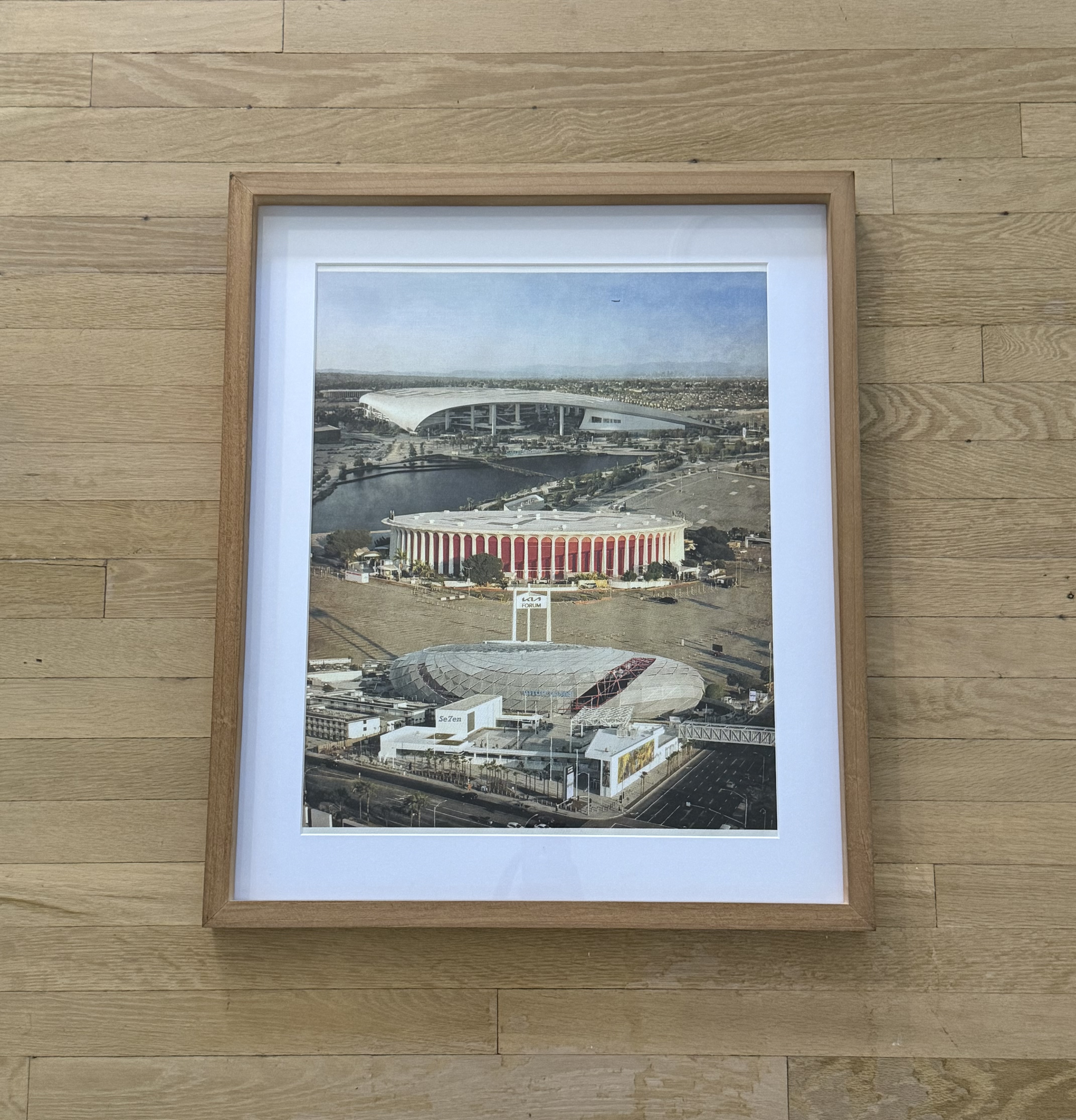 City of Champions White Matting 16 x 20