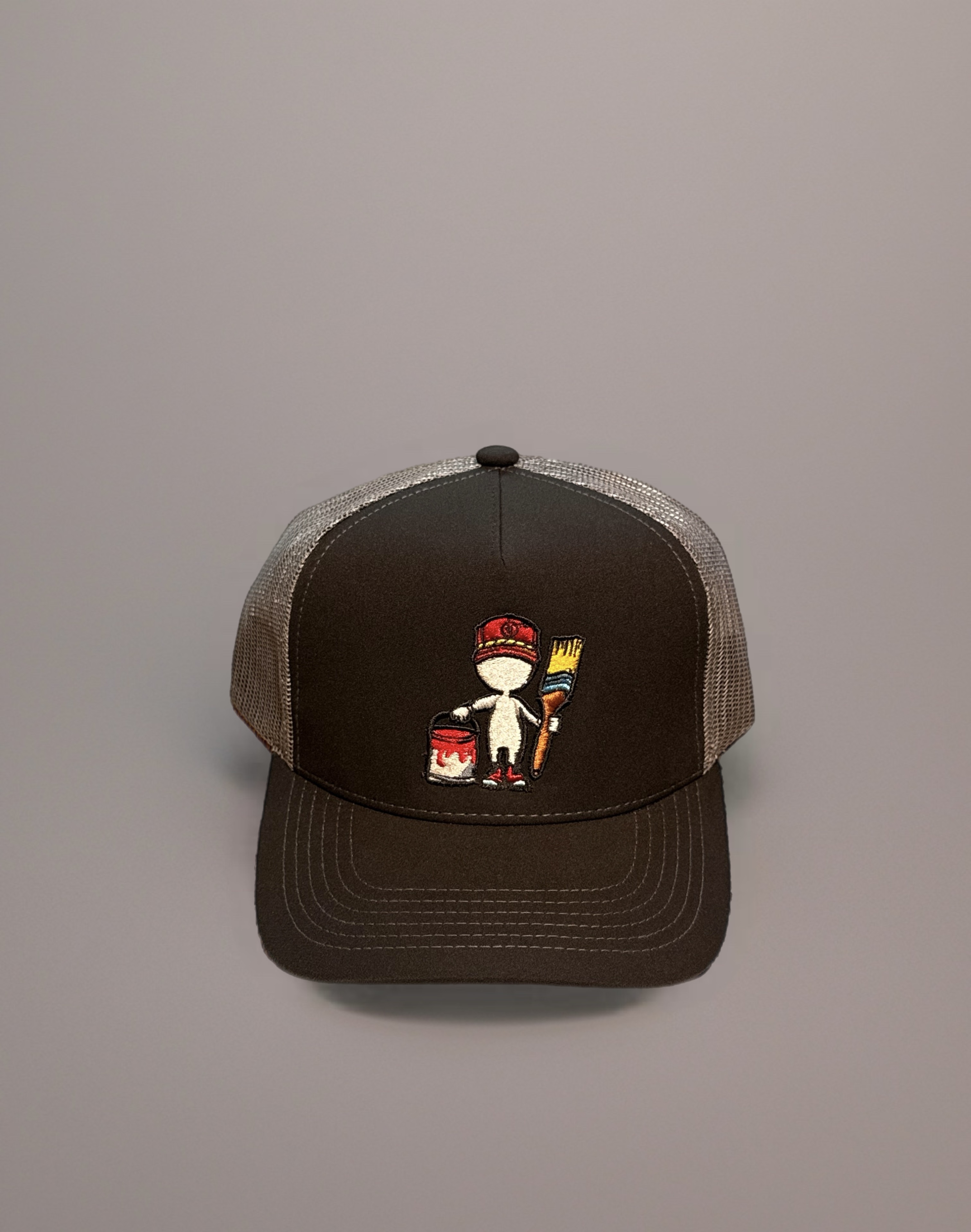 UTM Mascot Snapback Brown Mesh Trucker SnapBack