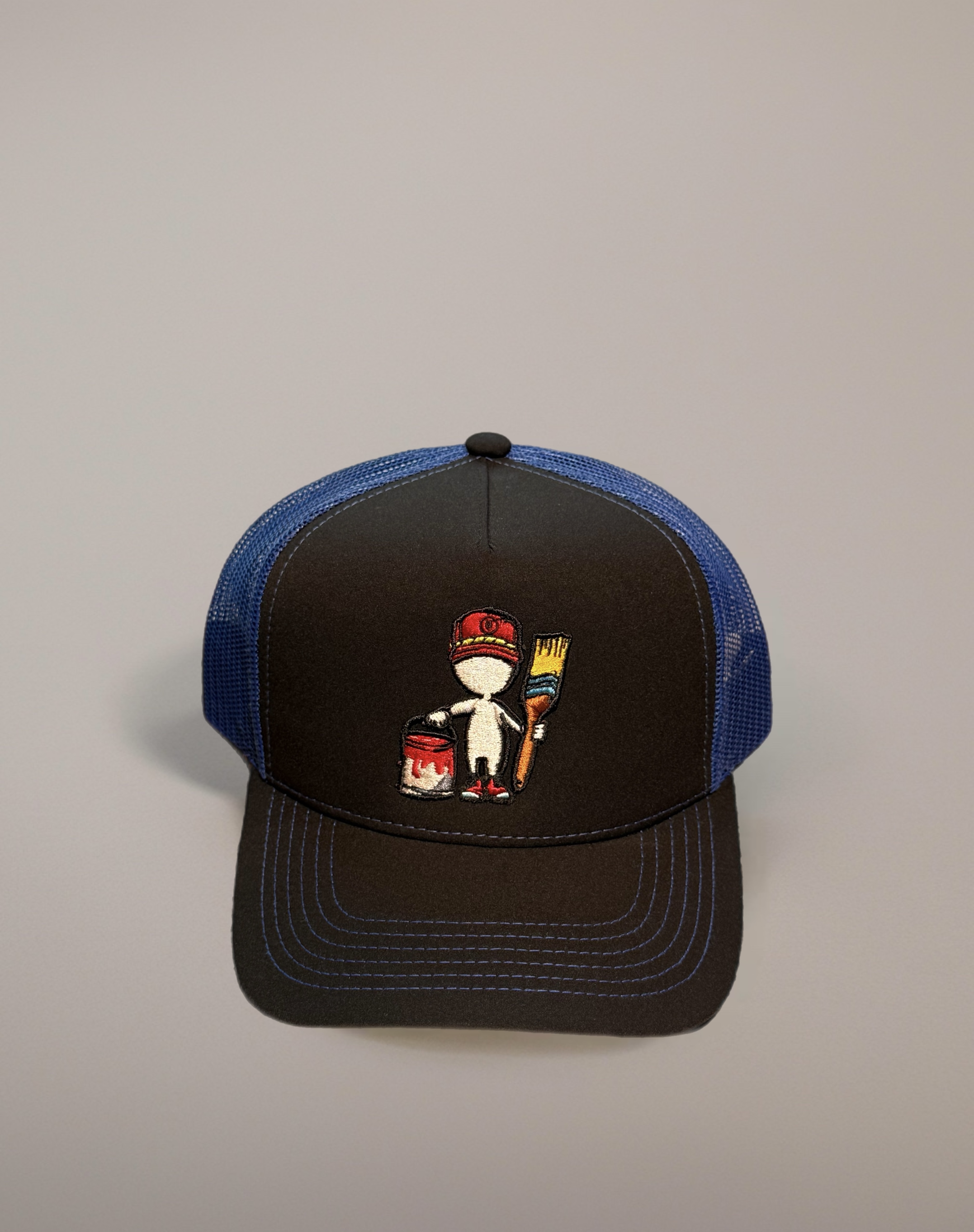 UTM Mascot Black and Blue Trucker Snapback