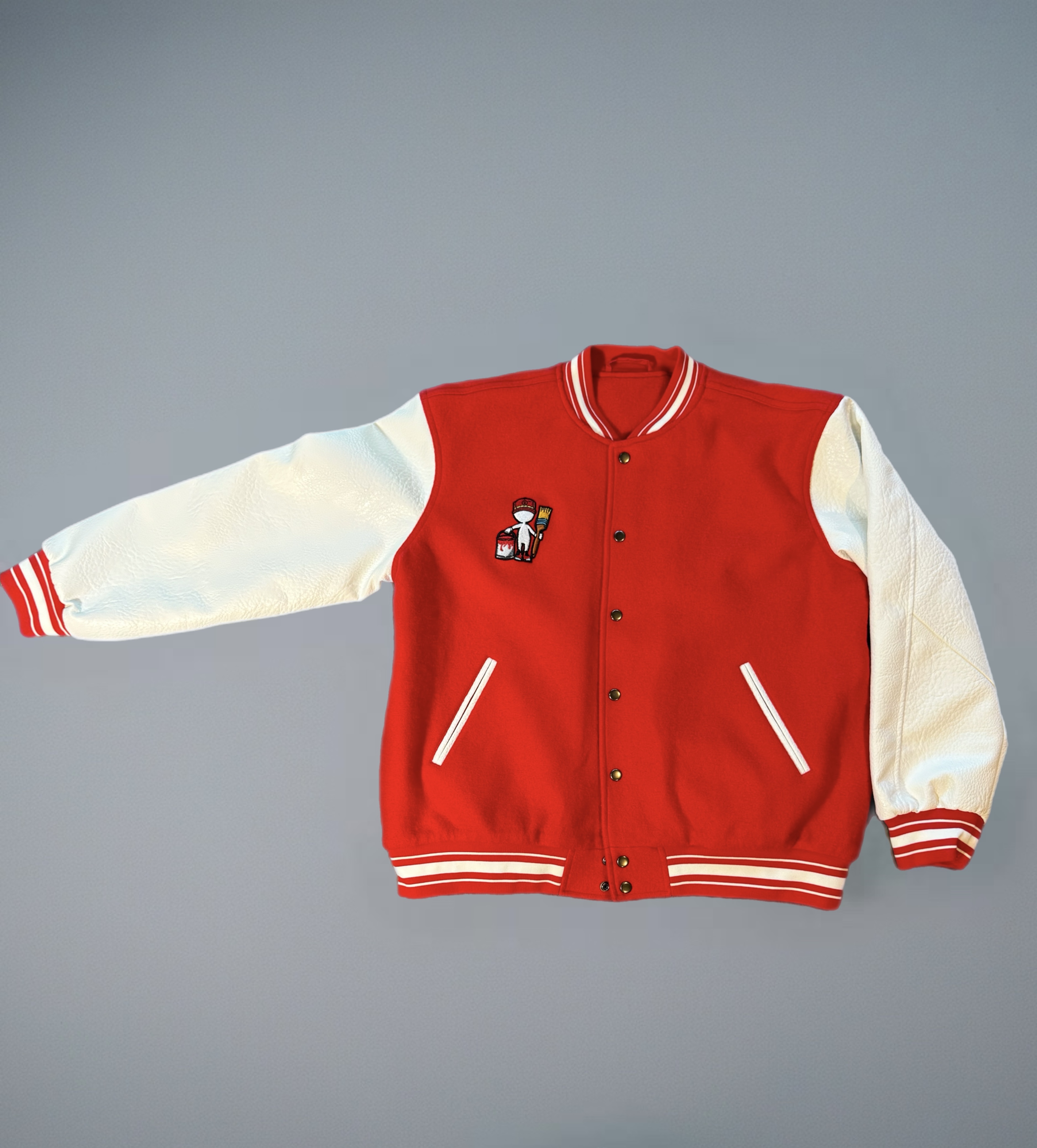 UTM Mascot City Of Champions Red Varsity Jacket 