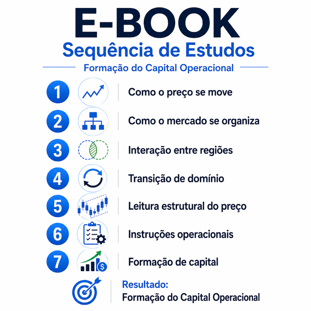 Programa de estudo para formação do capital operacional