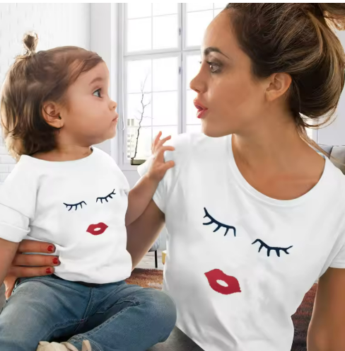 Matching Mother-Daughter T-Shirts
