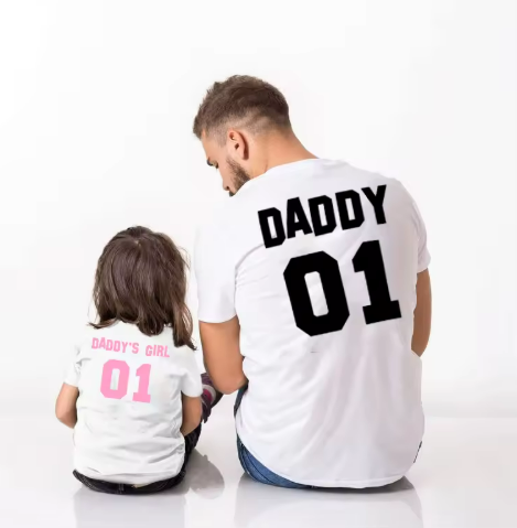 Daddy and Daughter Matching T-Shirts