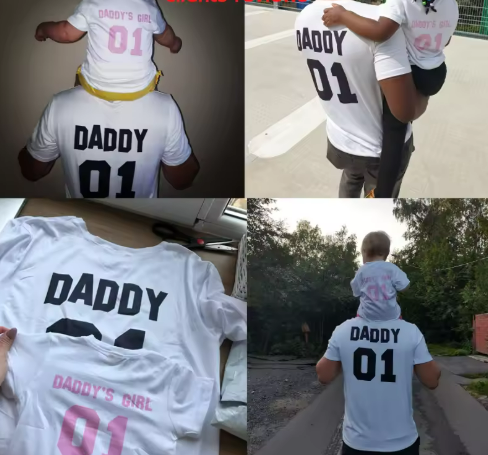 Daddy and Daughter Matching T-Shirts