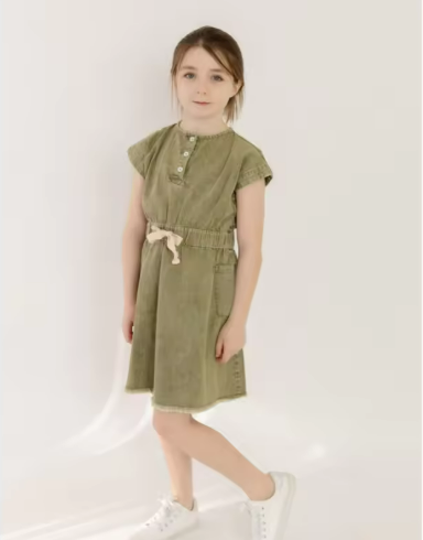 Children's Olive Green Denim Outfits