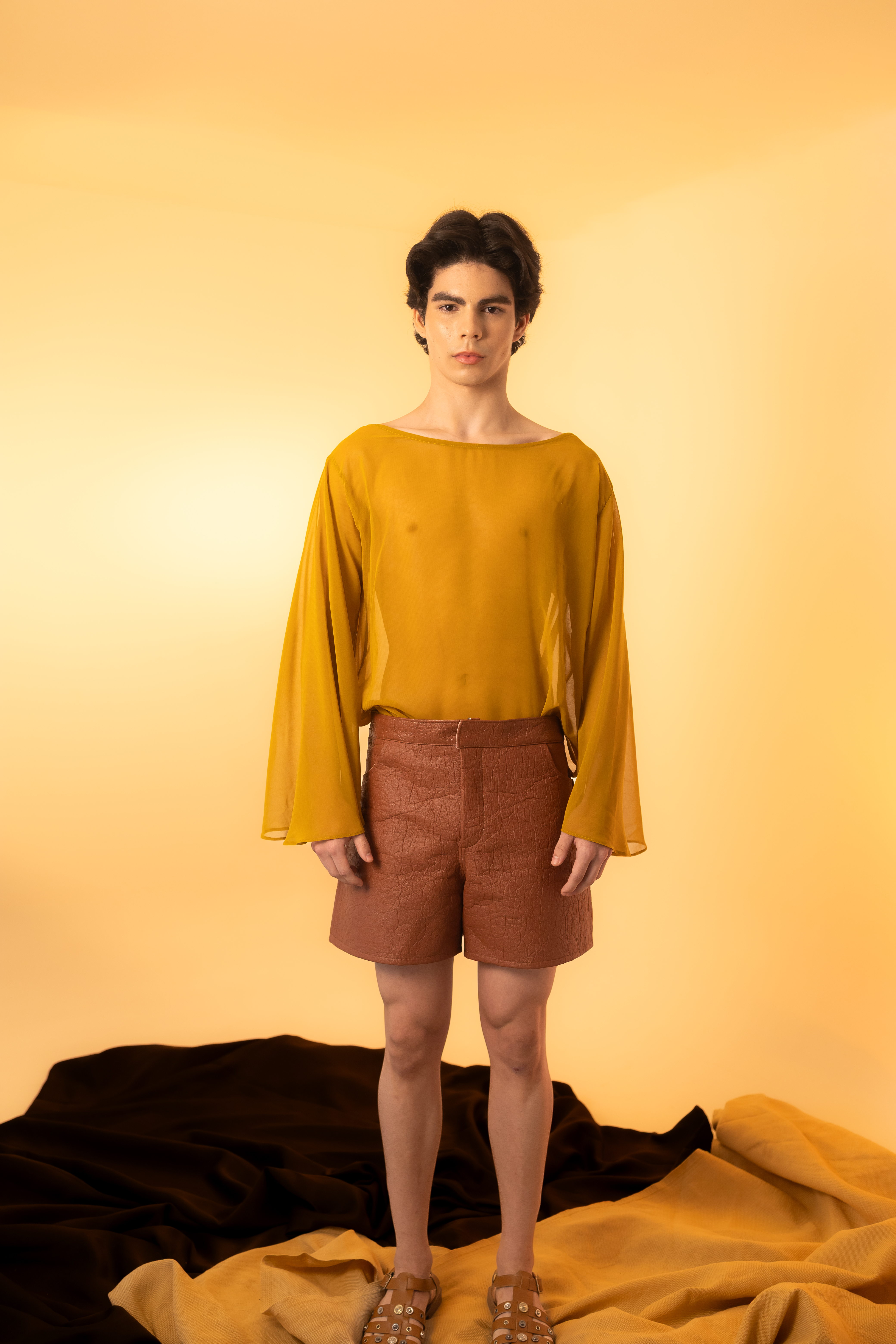 Short Alvorecer Ananas Canela🍍