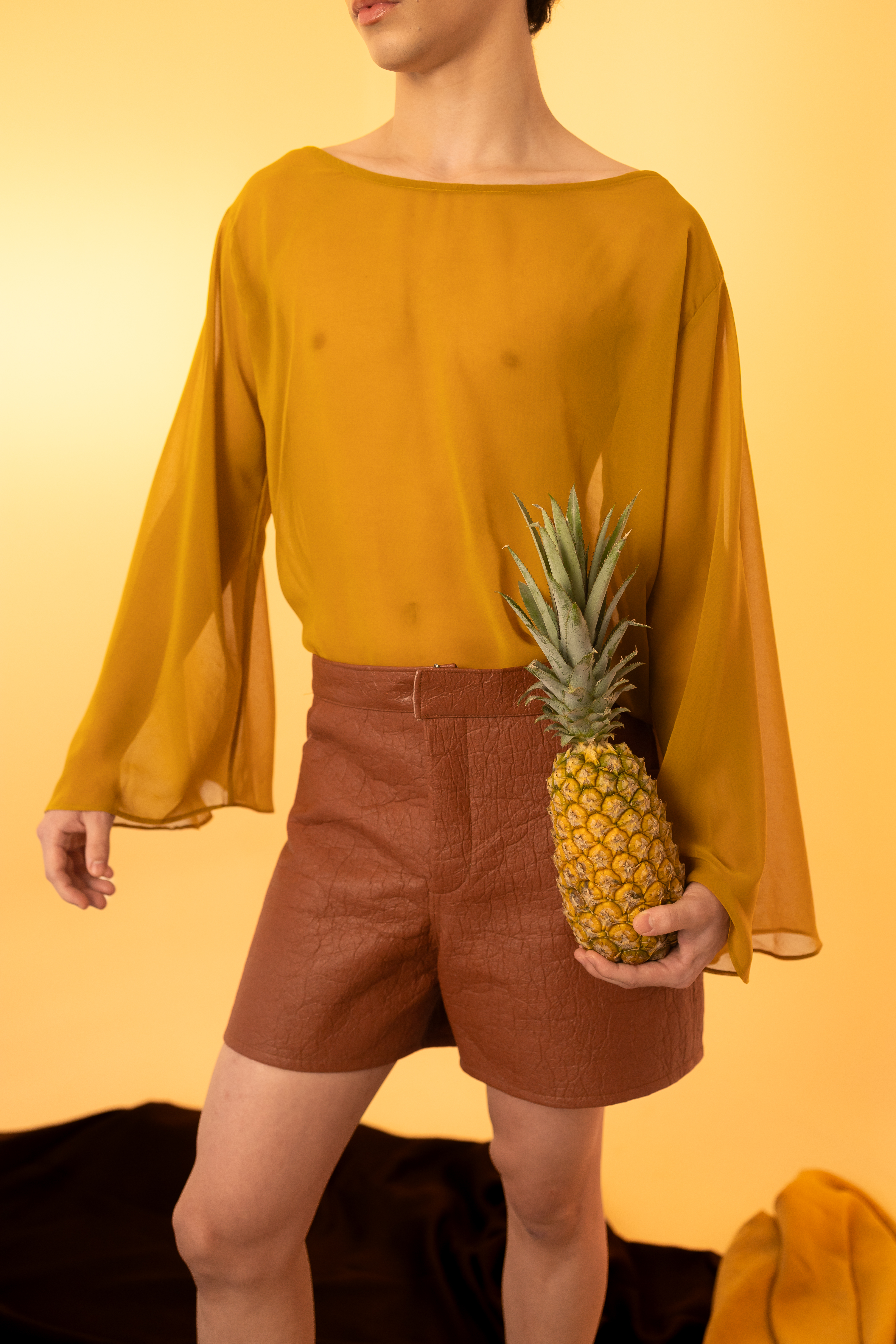 Short Alvorecer Ananas Canela🍍