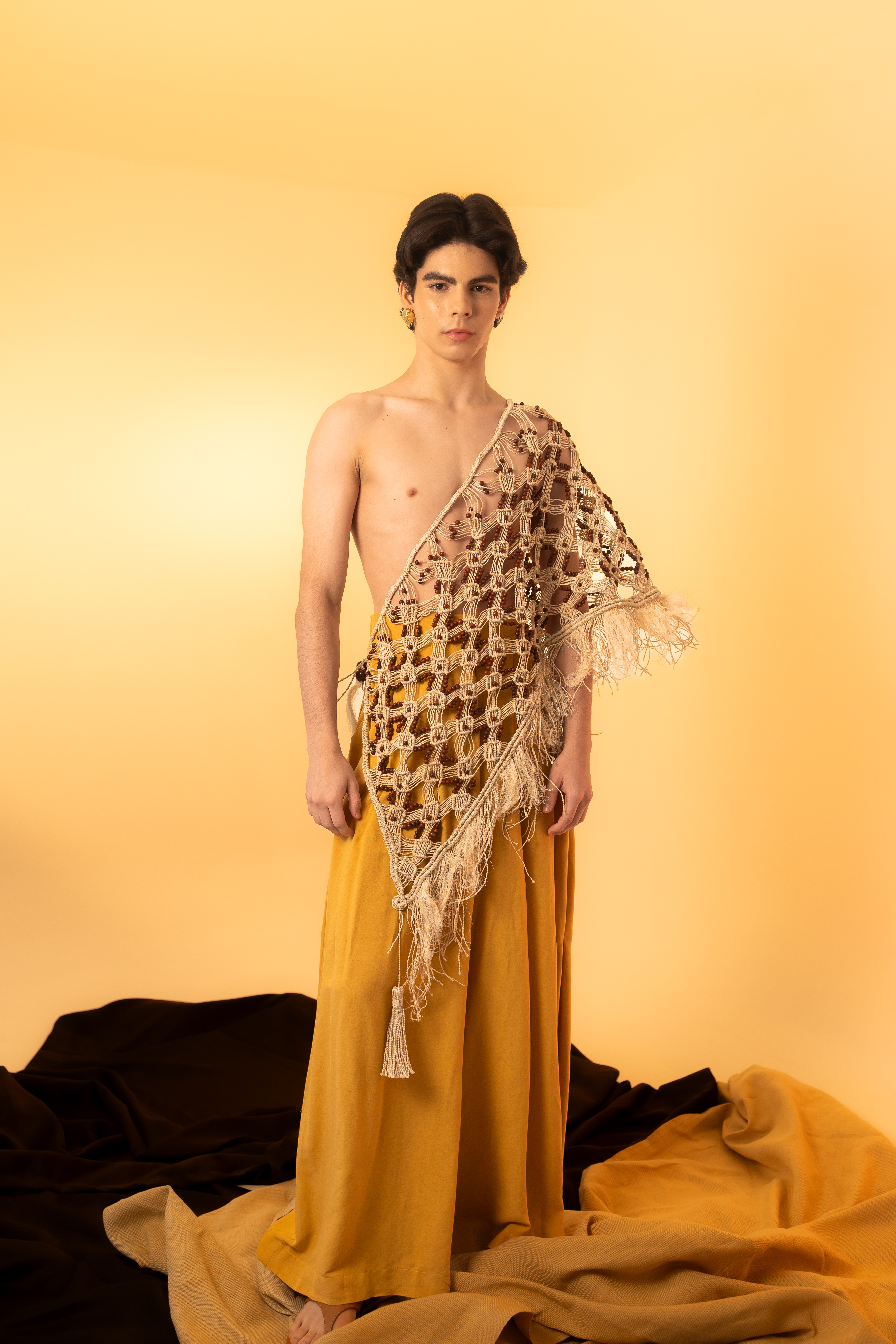 Manta Alvorecer com Fibra de Curauá e Semente de Açaí