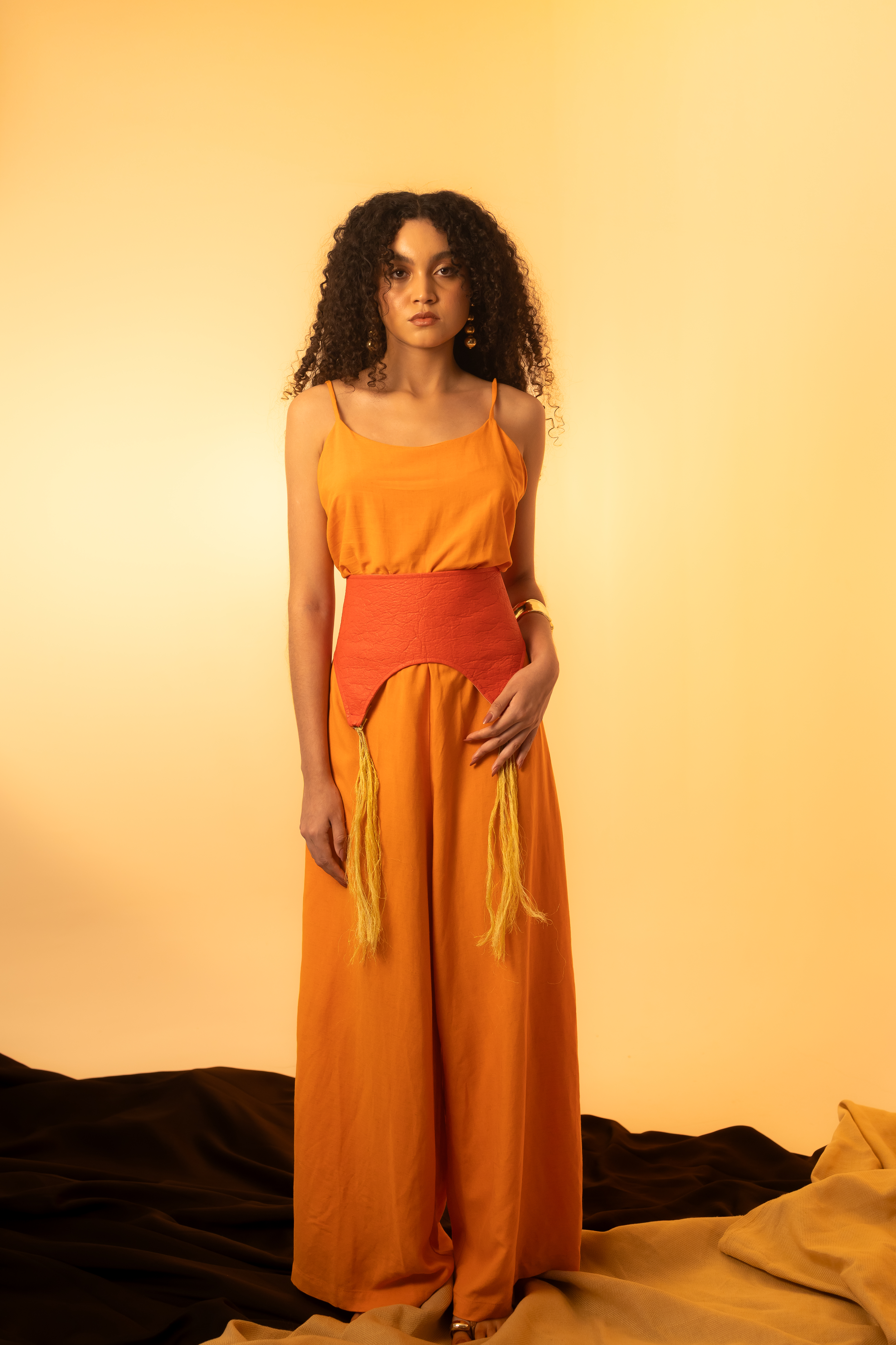 Macacão com Alça Laranja