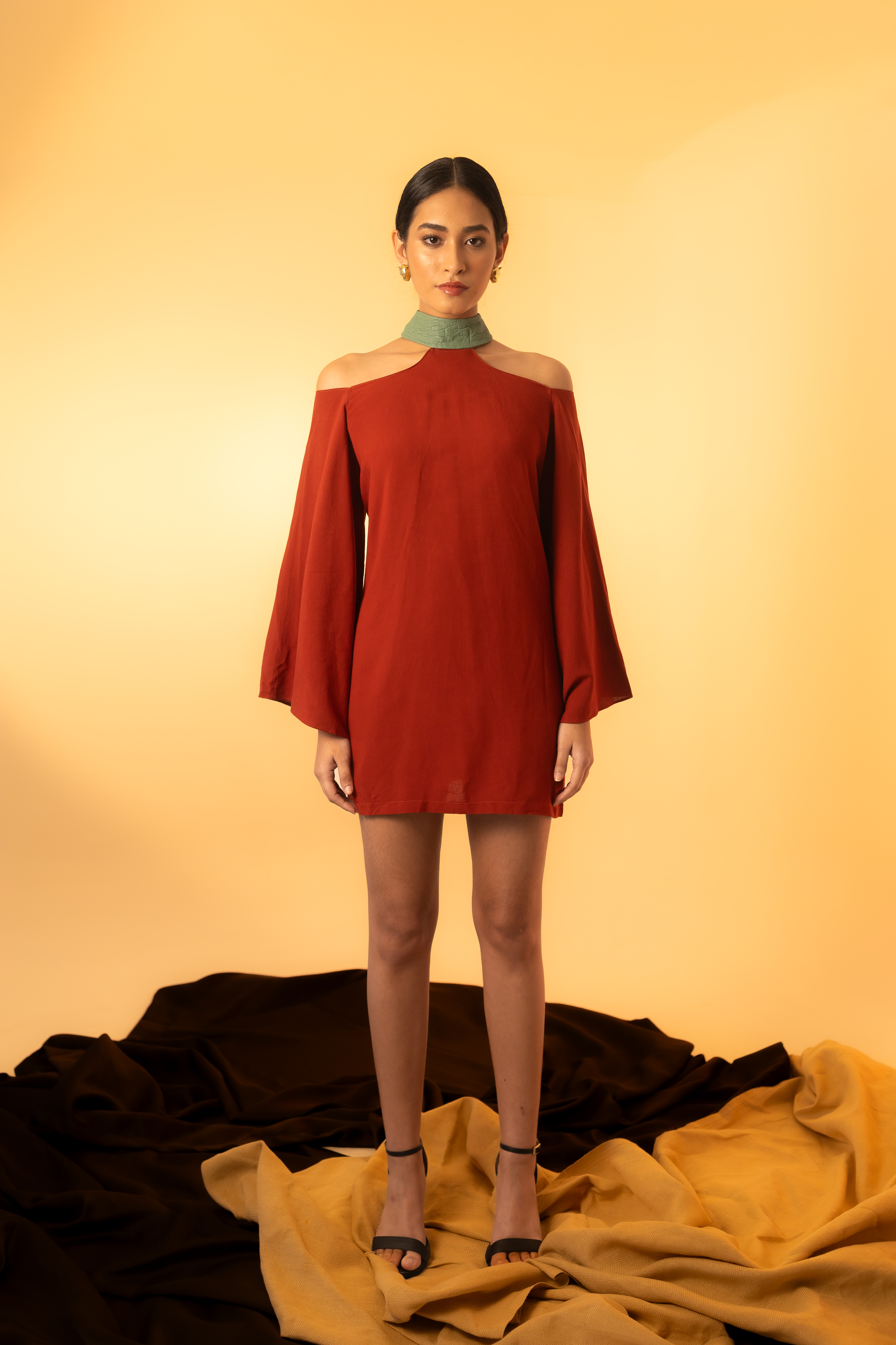 Vestido Terraconta com Ananas Okra 🍍