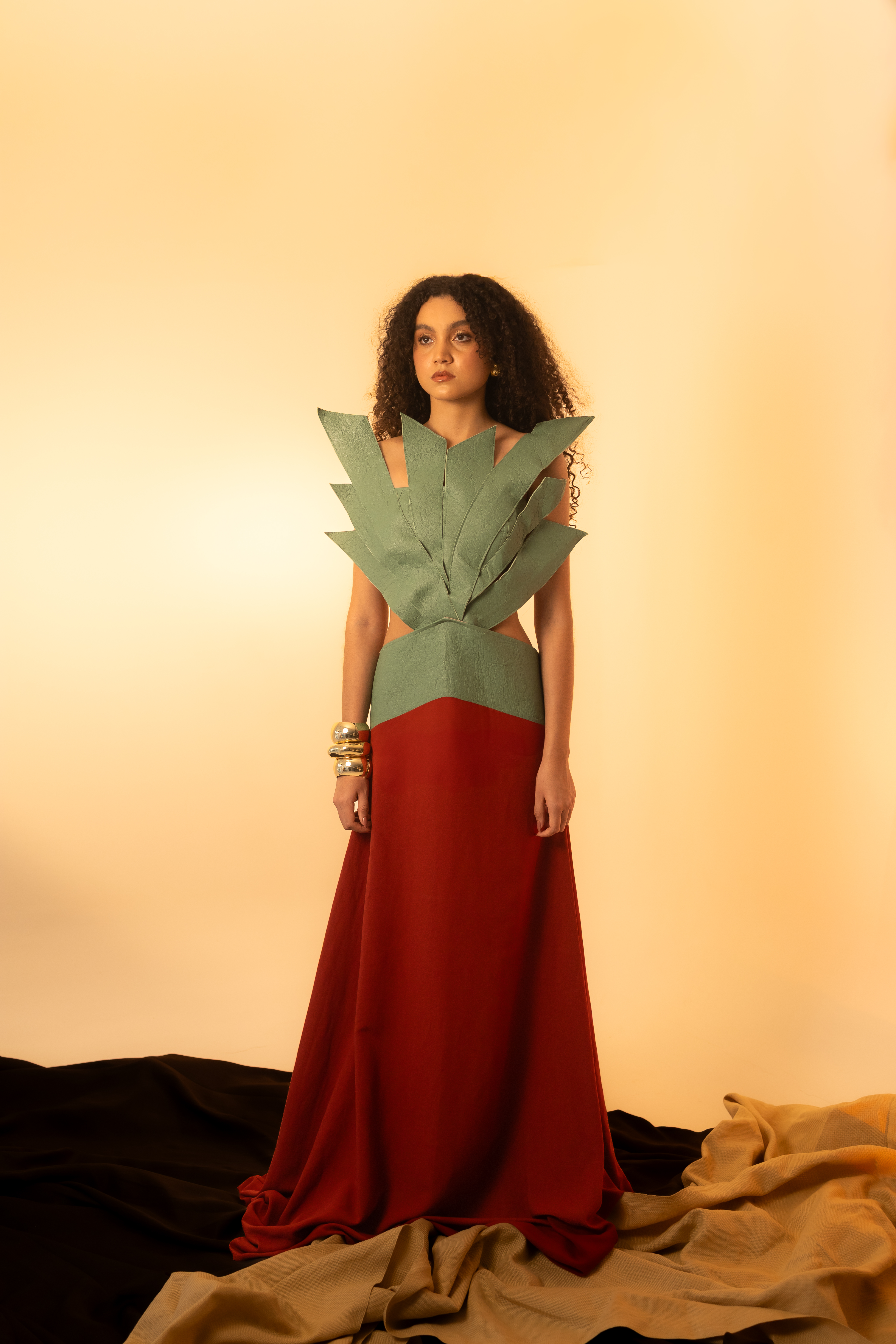 Vestido Coroa Ananas Okra 🍍