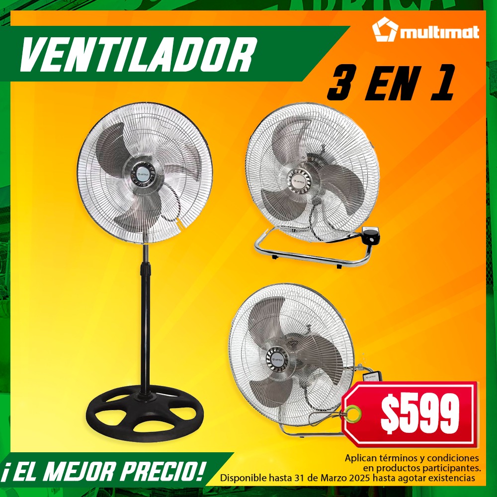 Ventilador 3 en 1