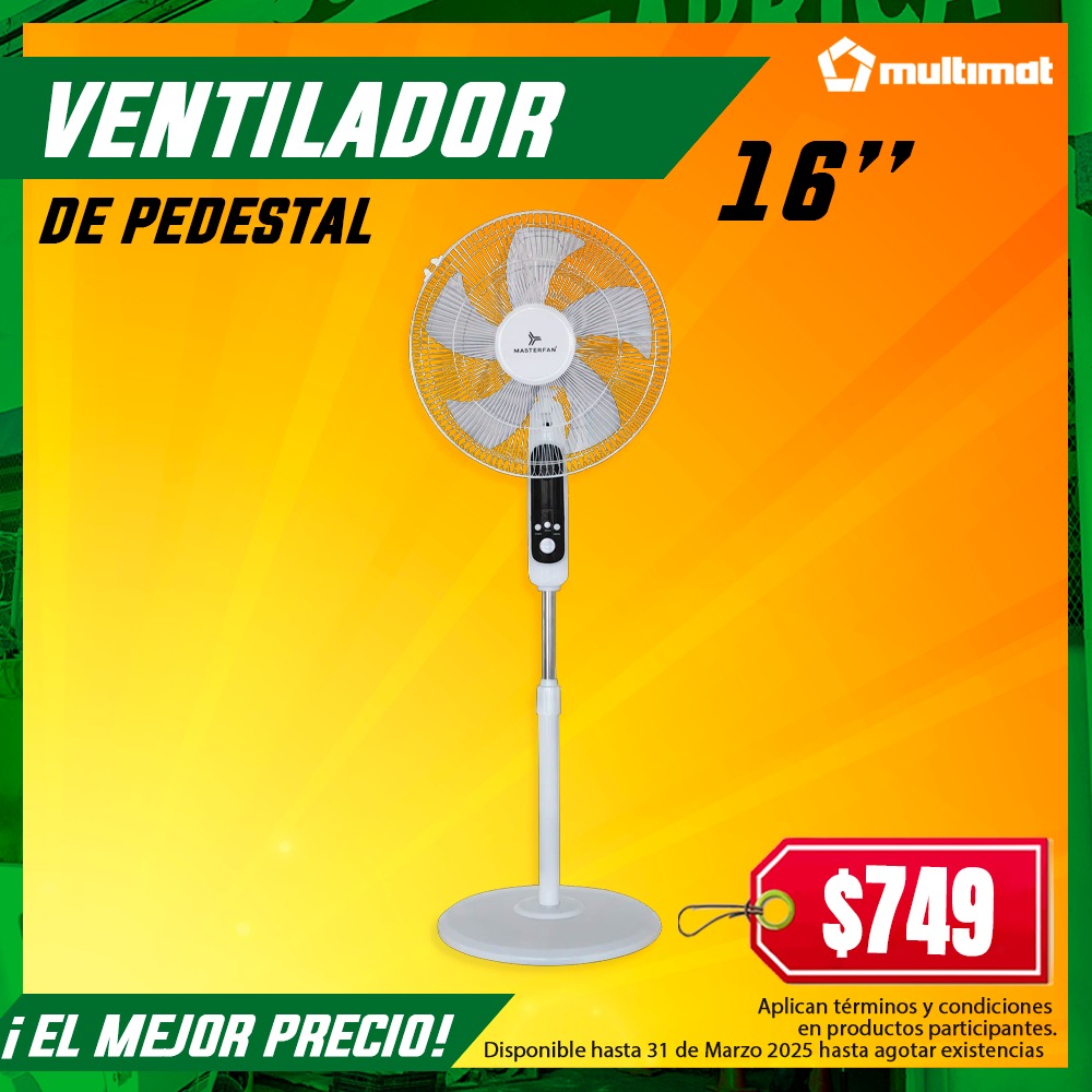 Ventilador de pedestal