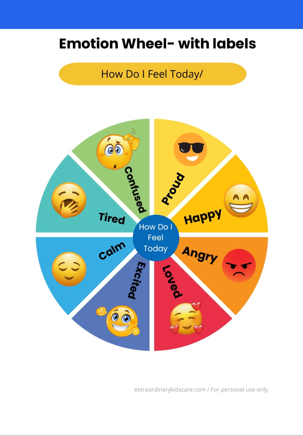 Feelings and Emotions Visual Pack for Kids