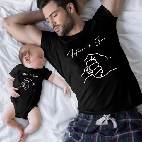 Father and Son Matching T-Shirts
