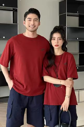 Matching Red T-Shirts