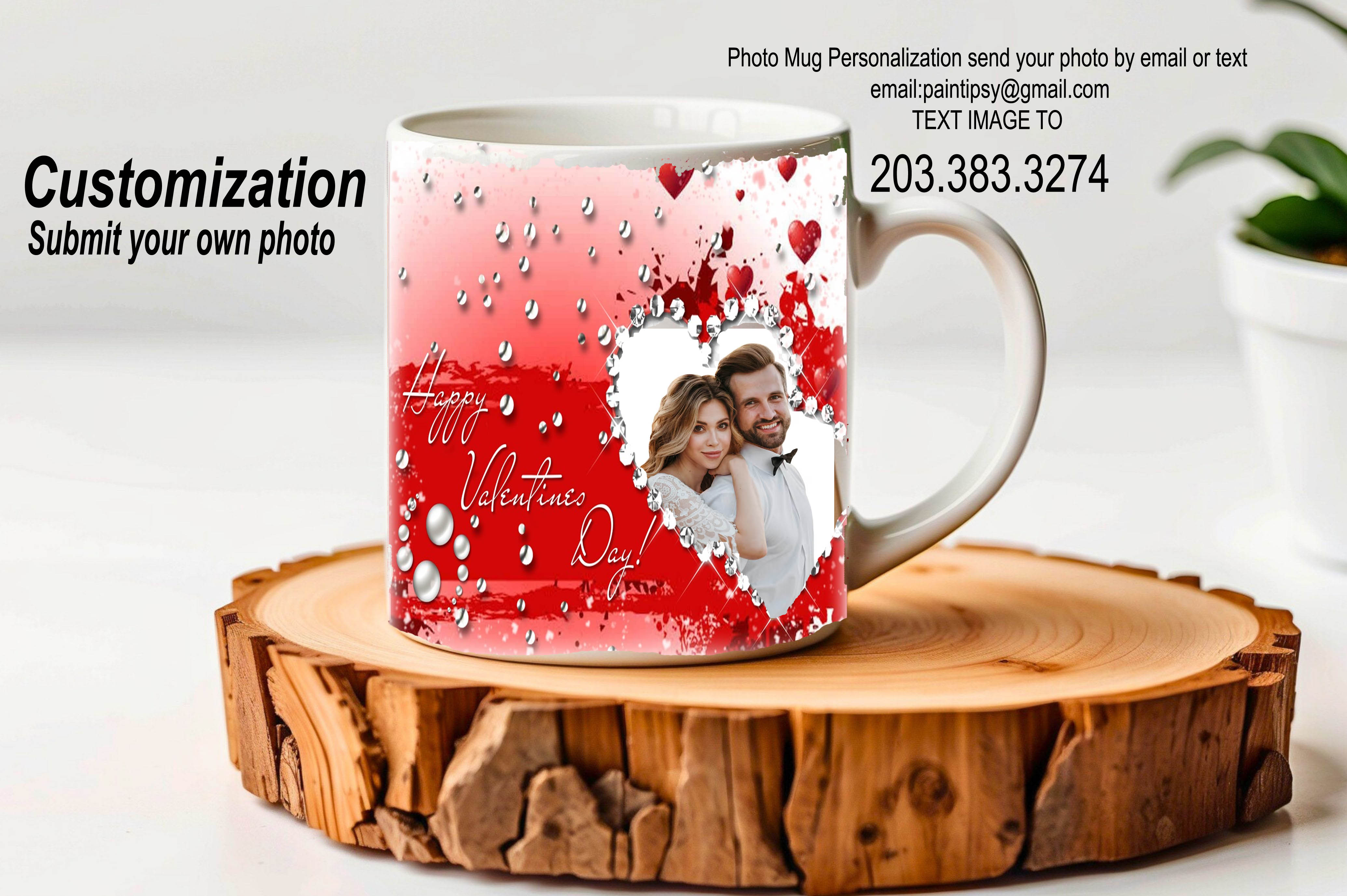 Personalized Valentine’s Day Photo Mug