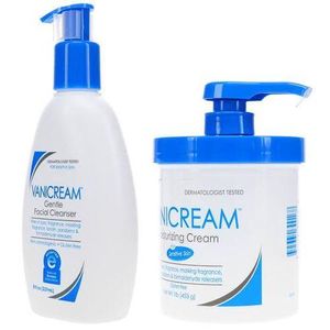 Vanicream Gentle Facial Cleanser and Moisturizing Cream