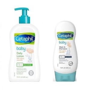 Cetaphil Baby Daily Lotion & Wash Shampoo Set