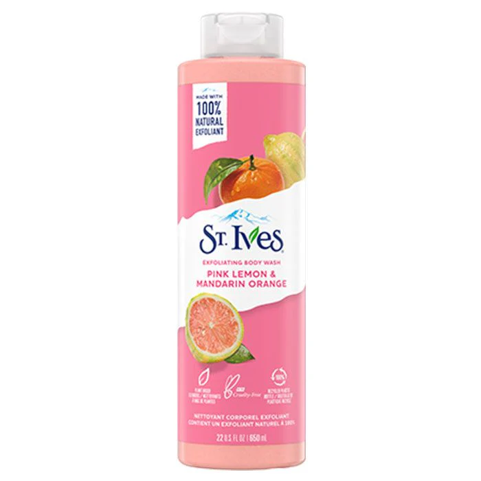 St. Ives Exfoliating Body Wash Pink Lemon & Mandarin Orange