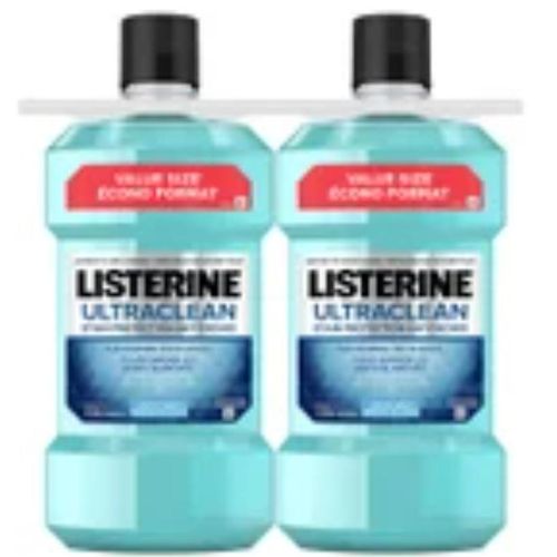 Listerine Ultraclean Mouthwash Twin Pack
