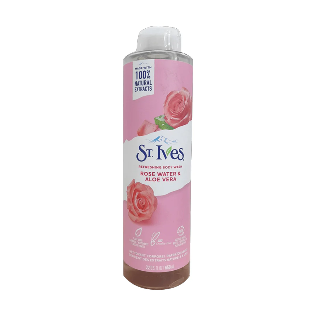 St. Ives Refreshing Body Wash Rose Water & Aloe Vera