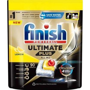 Finish Powerball Ultimate Plus Lemon Dishwasher Capsules
