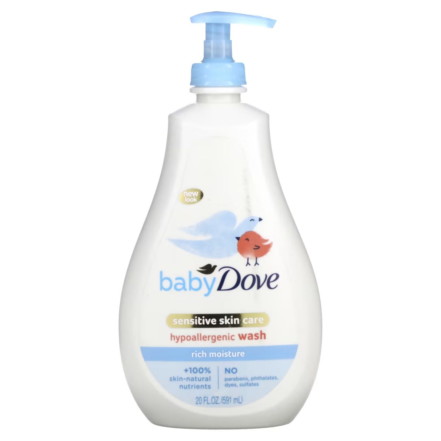 Baby Dove Sensitive Skin Care Hypoallergenic Wash