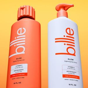 Billie Glow Brightening Body Wash and Lotion