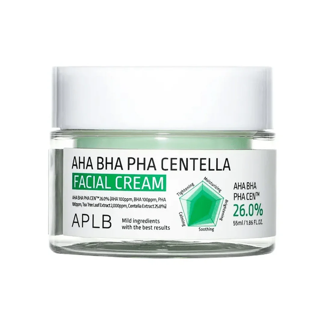 AHA BHA PHA Centella Facial Cream
