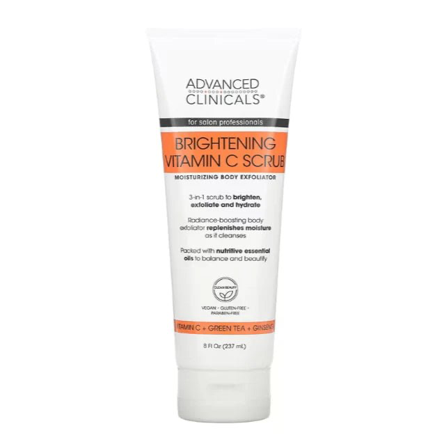 Advanced Clinicals Brightening Vitamin C Scrub