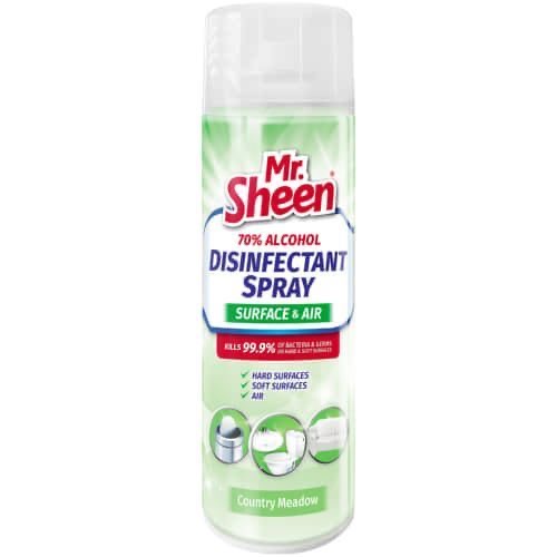 Mr Sheen 70% Alcohol Disinfectant Spray