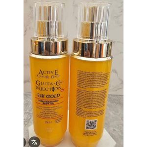 Active Caviar Drip Gluta-C Injection 24K Gold Serum