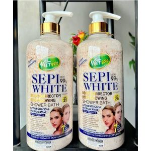 SEPI White Shower Bath