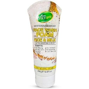 Veetgold Whitening Expert Face Wash Foam Rice & Milk
