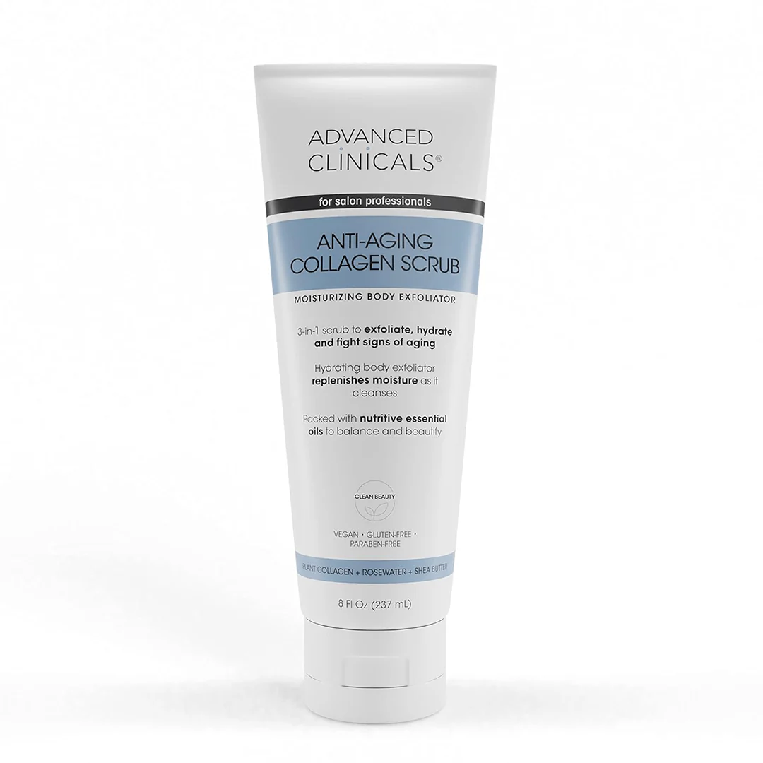 Advanced Clinicals Anti-Aging Collagen Scrub