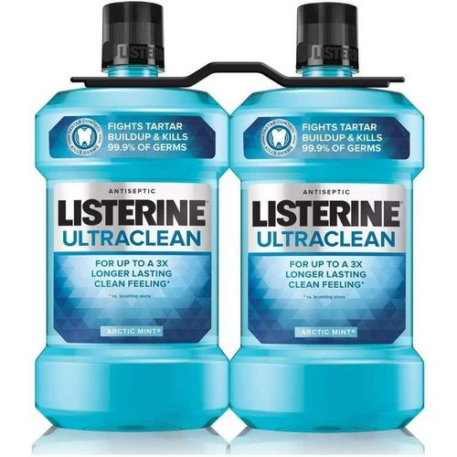 Listerine Ultraclean Arctic Mint Mouthwash Twin Pack
