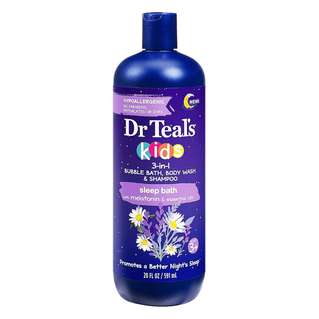 Dr Teal's Kids 3-in-1 Bubble Bath, Body Wash & Shampoo