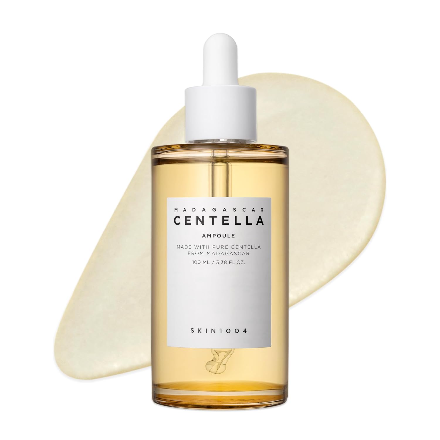 SKIN1004 Madagascar Centella Ampoule, Korean Face Serum with Centella Asiatica for Hydrating & Moisturizing, Soothing Facial Serum for Skin Balance, Korean Skin Care, 3.38 fl.oz, 100ml