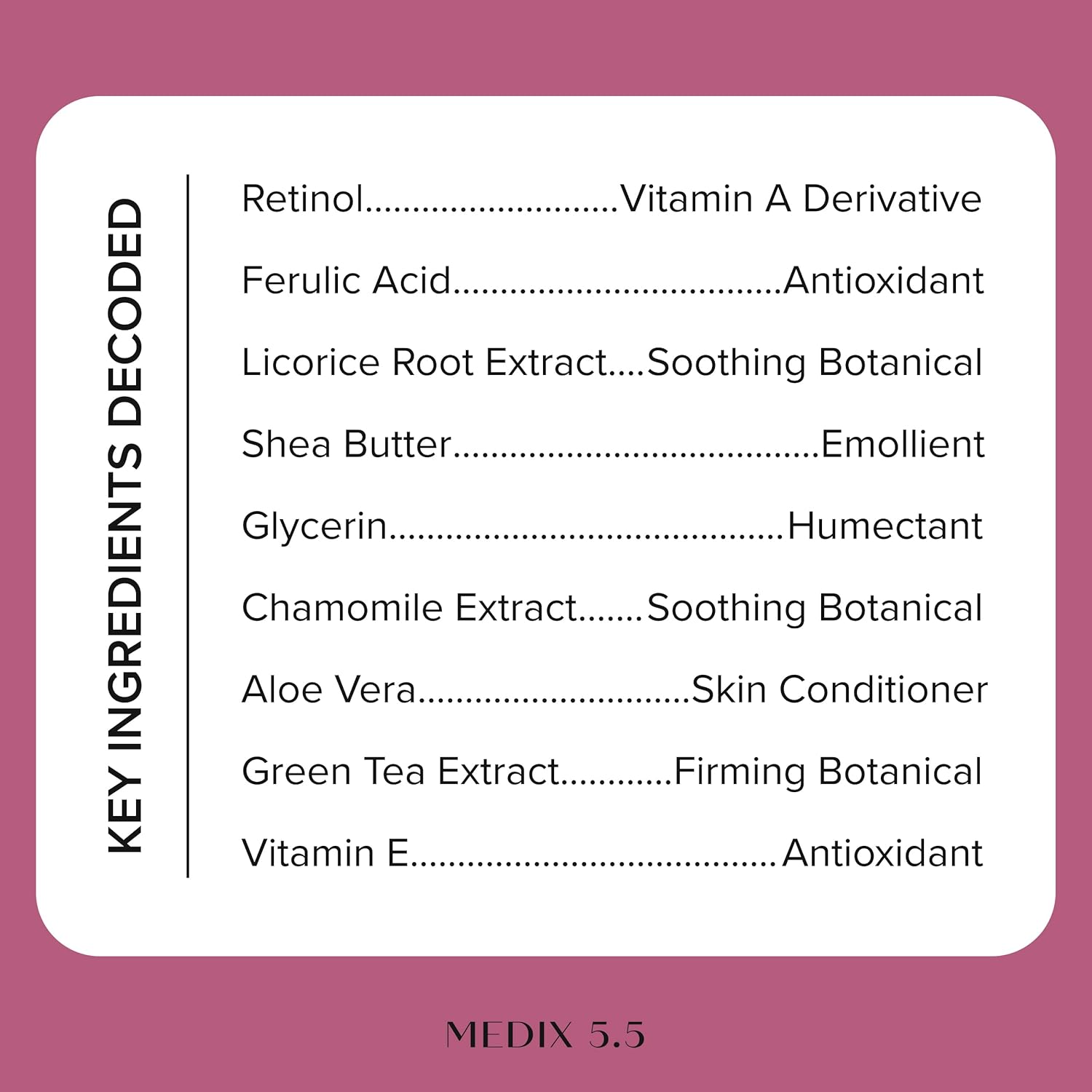 Medix 5.5 Retinol Body Lotion Firming Moisturizer | Crepey Skincare Treatment | Retinol Body Cream | Anti Aging Firming Cream For Women Targets Look Of Crepe Skin, Wrinkles, & Sagging Skin, 15 Fl Oz